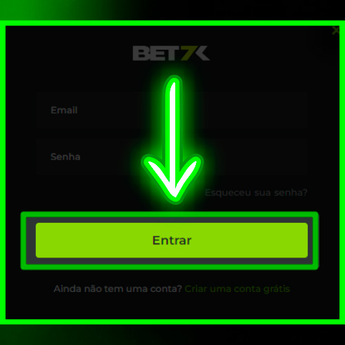 Clique no botão de login do Bet7k